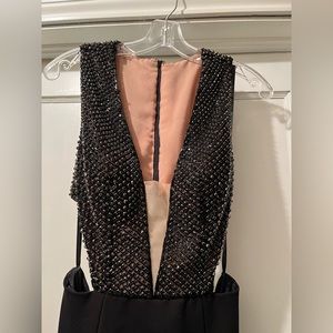 NWT Sherri Hill Black Formal Prom Mardi Gras Ball Dress Size 4